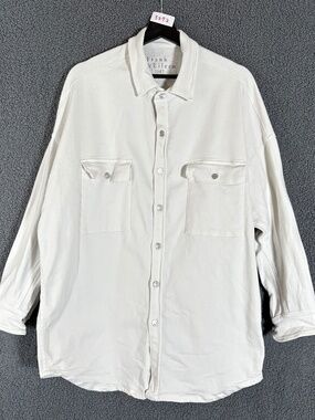 Frank & Eileen Mcloghlin Oversized Button Up Denim  Shirt - Women's Size M/L